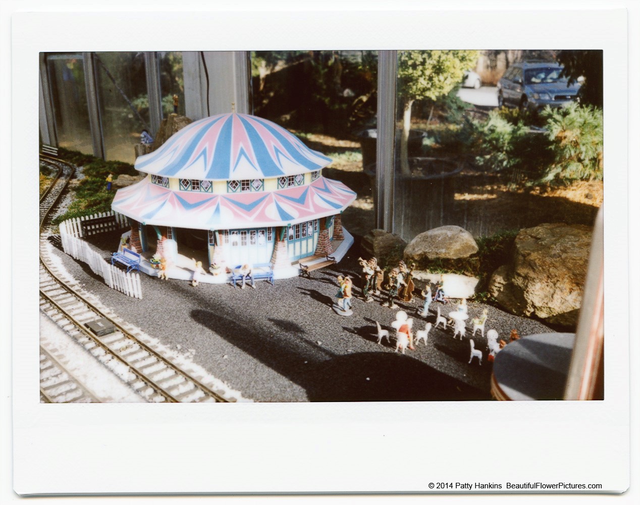 Carousel at Glen Echo, Train display at Brookside Gardens © 2014 Patty Hankins