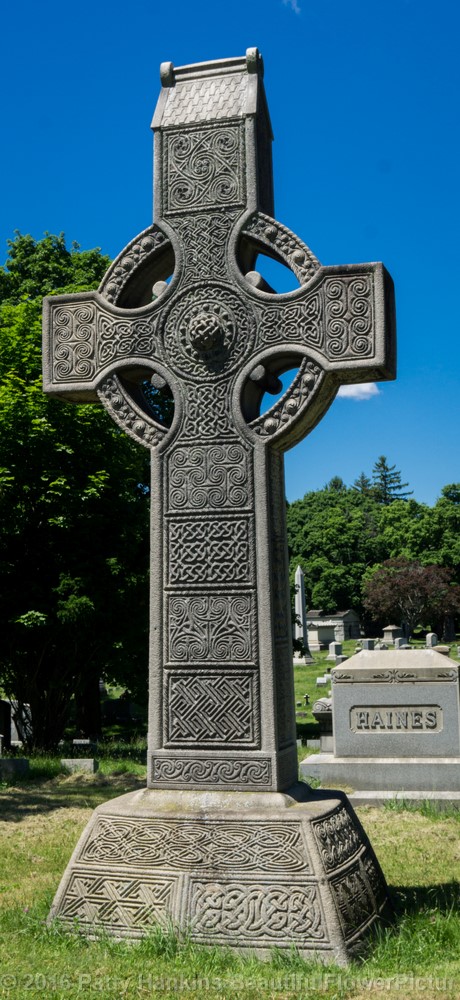 Celtic Cross at Albany Rural Cemetery © 2016 Patty Hankins