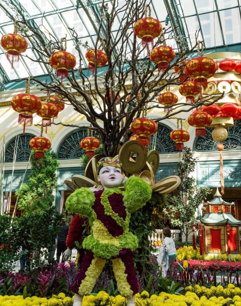 Chinese New Year in the Botanical Garden at the Bellagio Hotel in Las Vegas © 2016 Patty Hankins