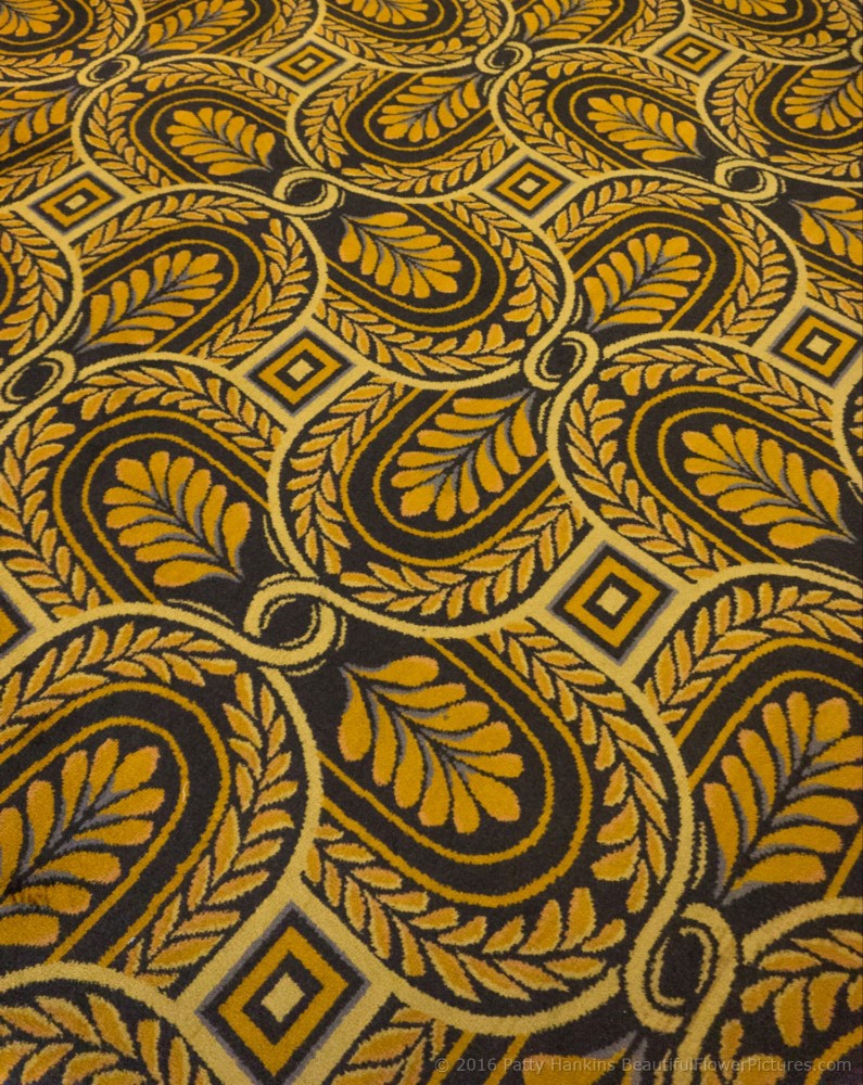 Patterns in a rug at Ceasar's Palace in Las Vegas © 2016 Patty Hankins