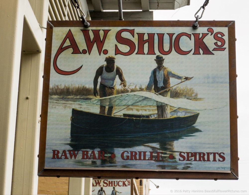 A.W. Shuck's Sign, Charleston, South Carolina © 2016 Patty Hankins