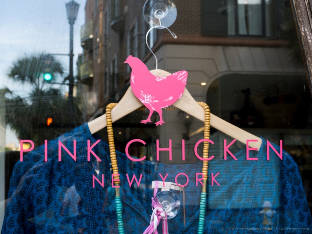 Pink Chicken Sign, Charleston, South Carolina © 2016 Patty Hankins