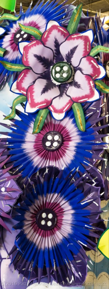 Flowers at Mardi Gras World in New Orleans © 2016 Patty Hankins