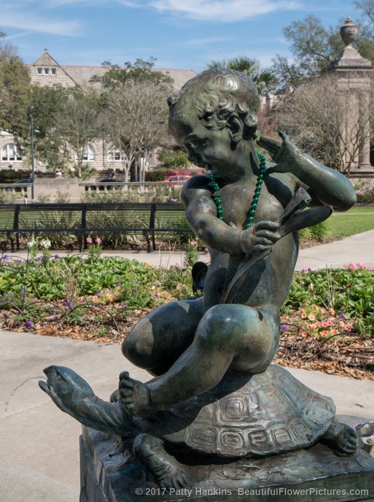 Fountain Sculpture, Audubon Park, New Orleans © 2017 Patty Hankins