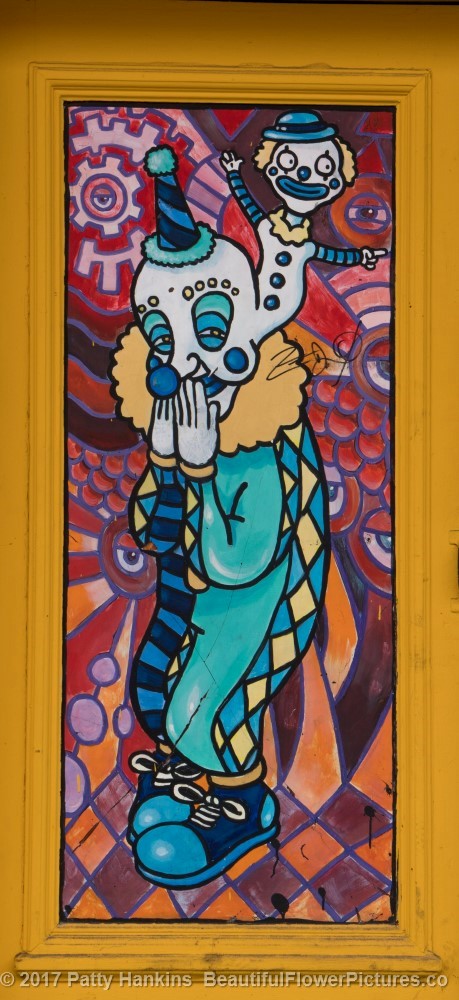 Clown Street Art, New Orleans © 2017 Patty Hankins