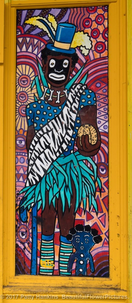 Colorful Man Street Art, New Orleans © 2017 Patty Hankins