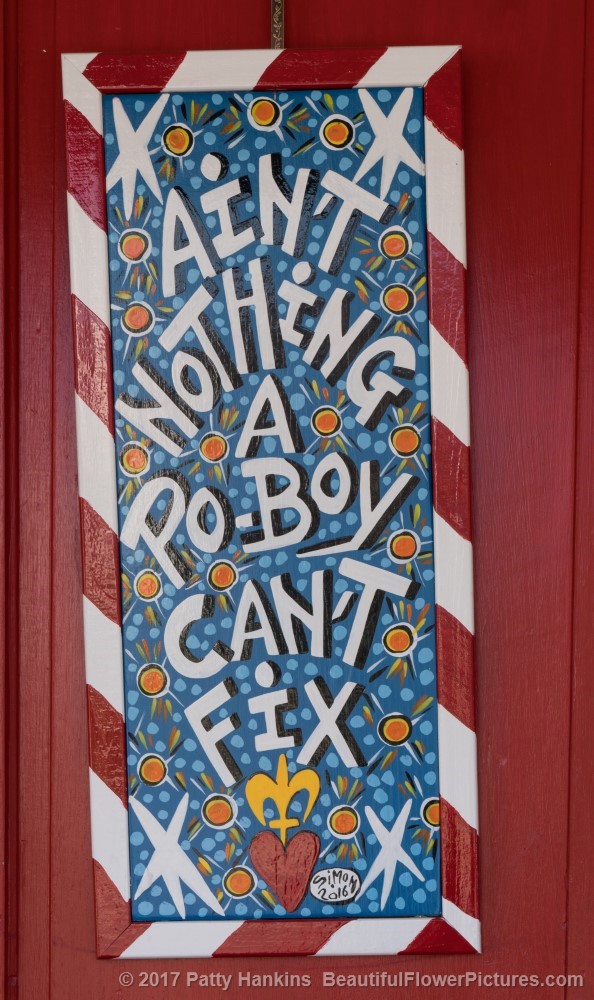 Po Boy Street Art, New Orleans © 2017 Patty Hankins