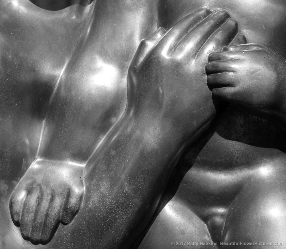 Hands Detail from Zorach's Future Generations Sculpture, New Orleans © 2017 Patty Hankins