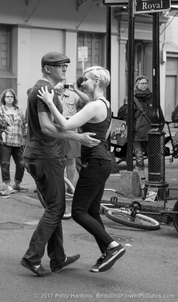 Dancing in the Streets, French Quarter, New Orleans © 2017 Patty Hankins