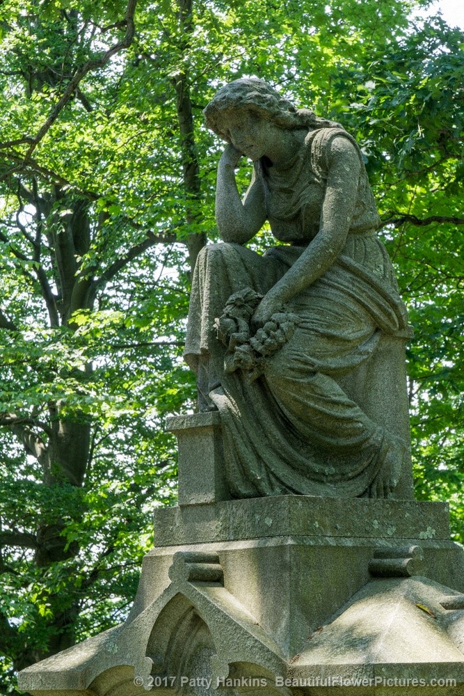 Statue,  Sleepy Hollow Cemetery, Sleepy Hollow, NY  © 2017 Patty Hankins