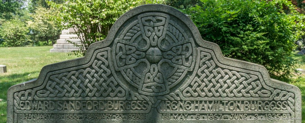 Celtic Carving, Sleepy Hollow Cemetery, Sleepy Hollow, NY  © 2017 Patty Hankins