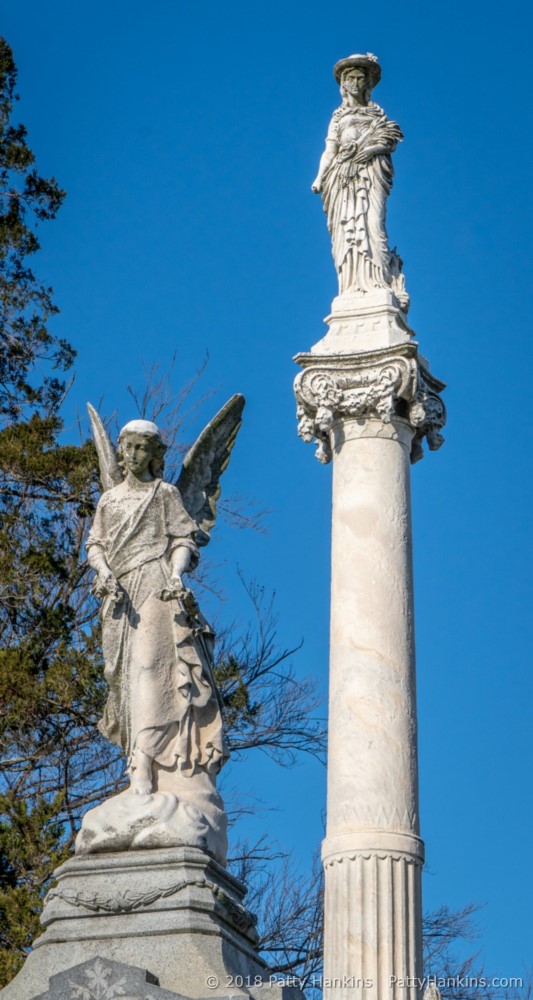 Statues at Laurel Hill Cemetery, Philadelphia, PA © 2018 Patty Hankins