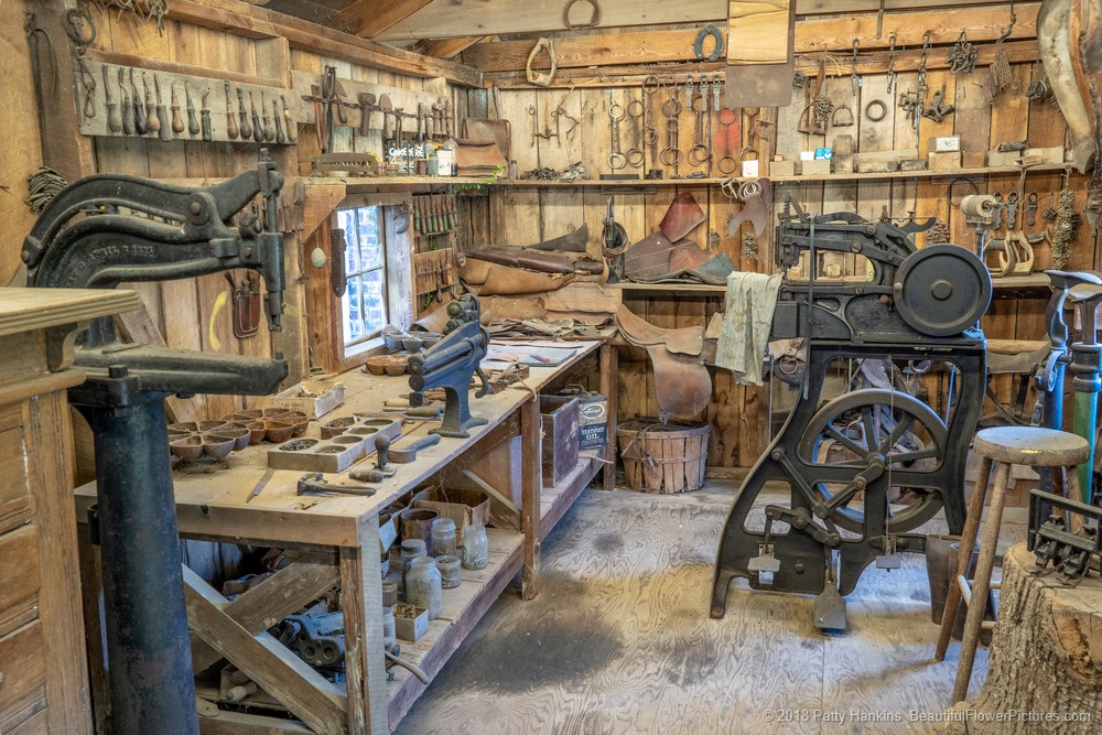 The Saddle-Maker's Shop, Museum of Appalachia, Clinton, Tennessee © 2018 Patty Hankins