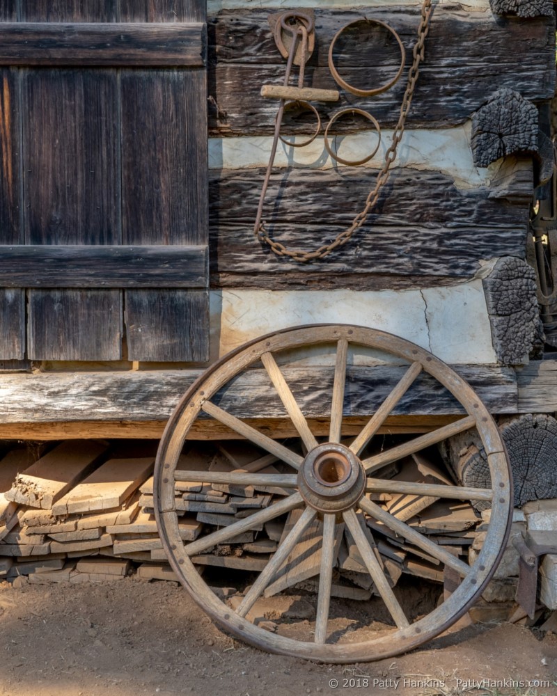Wagon Wheel, Museum of Appalachia, Clinton, Tennessee © 2018 Patty Hankins