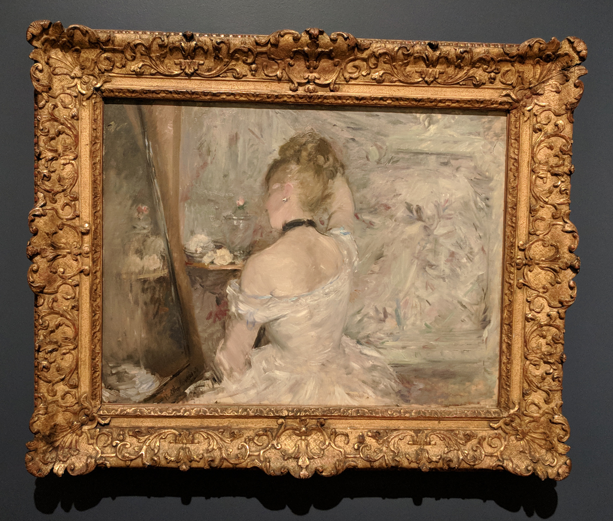 Woman at Her Toilette. Berthe Morisot. 1875 - 1880