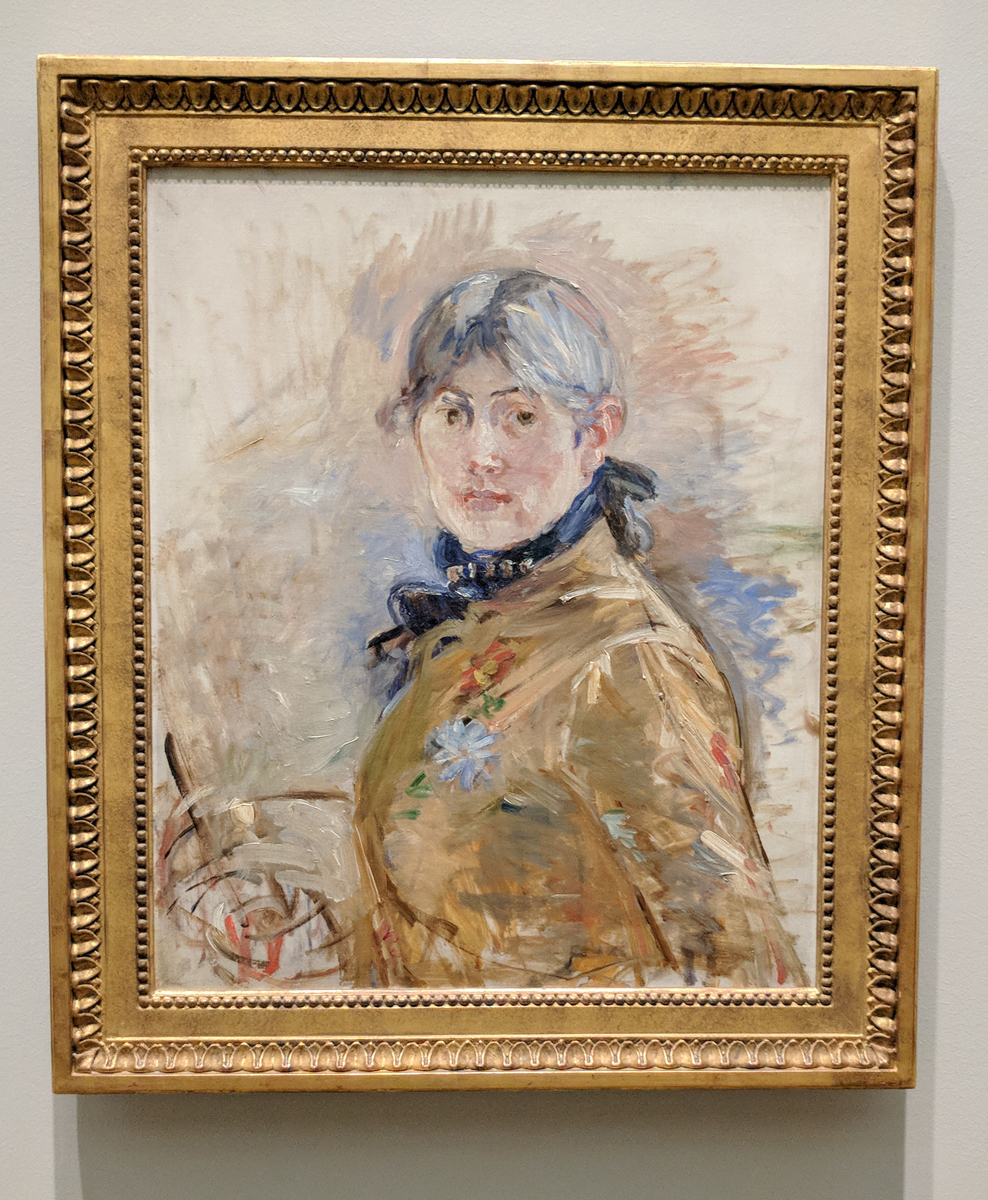 Self Portrait. Berthe Morisot. 1885.
