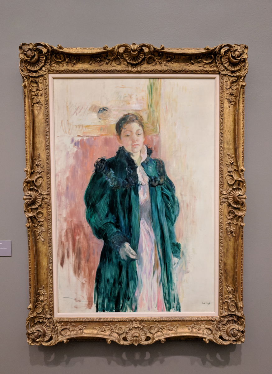 Young Girl in a Green Coat, Berthe Morisot. 1894
