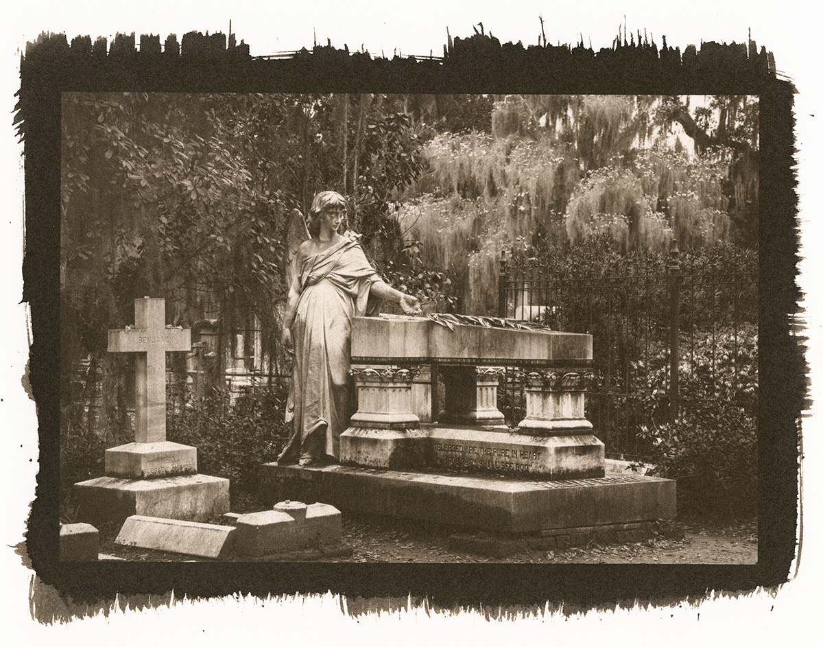 Graveyard Angel, Bonaventure Cemetery, Savannah Georgia
