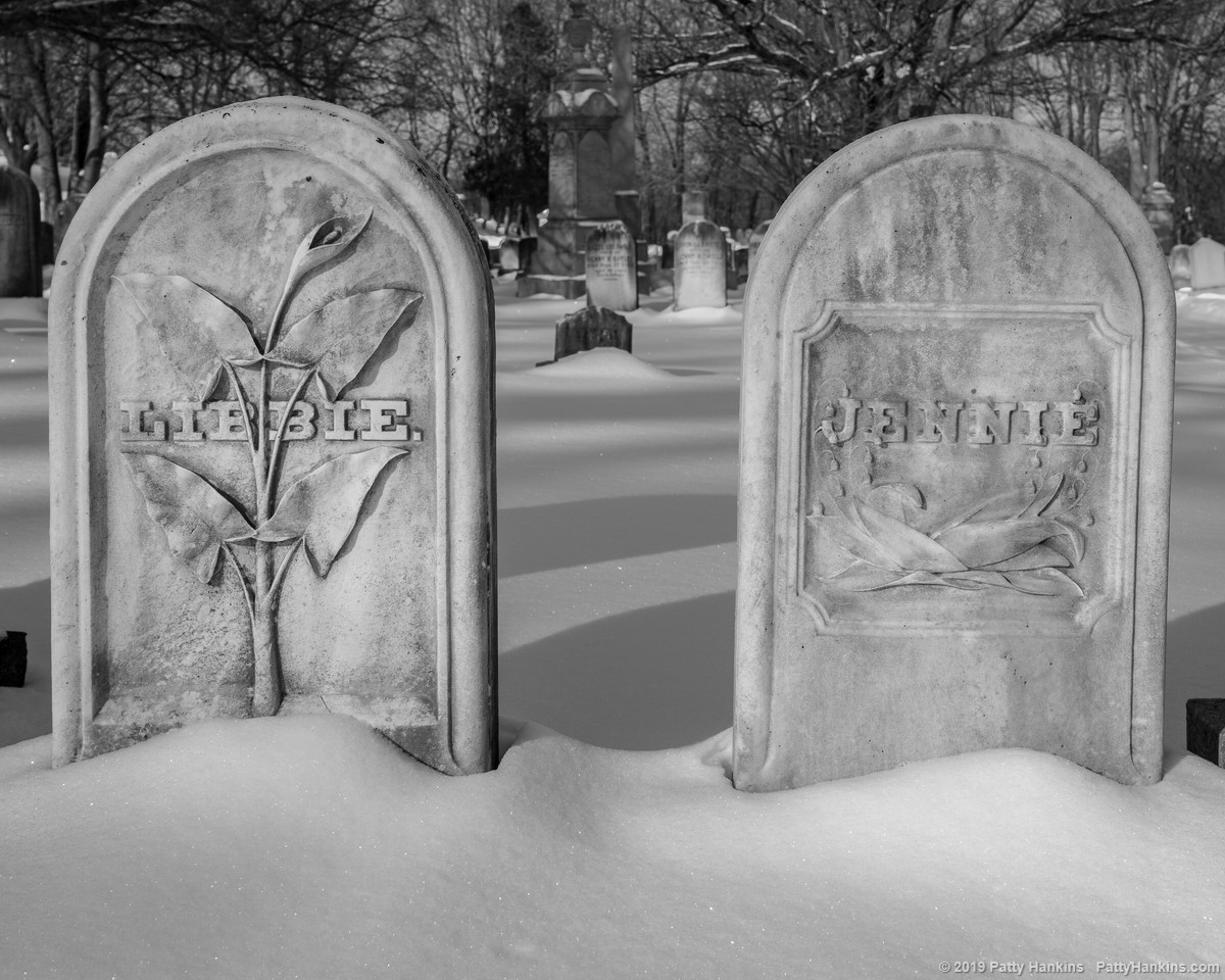Libbie & Jennie, Mount Hope Cemetery, Rochester, NY © 2019 Patty Hankins