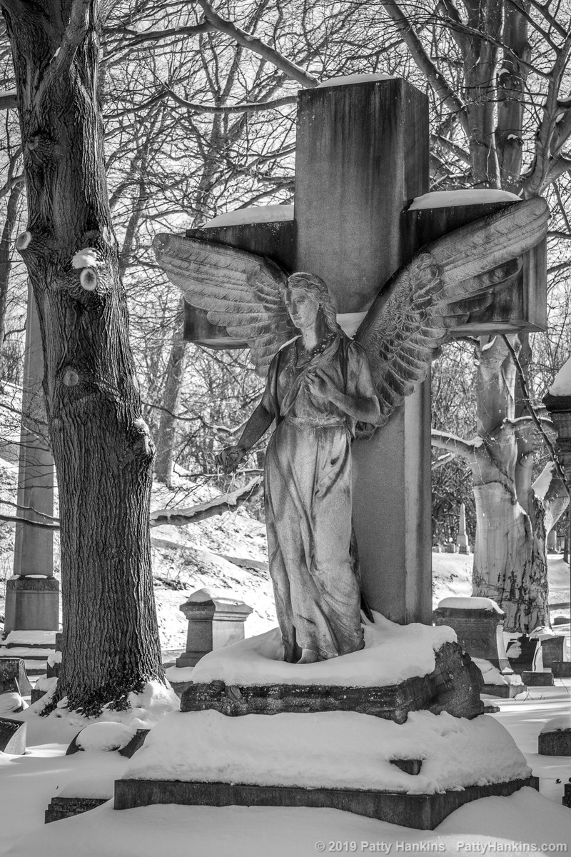 Graveyard Angel, Mount Hope Cemetery, Rochester, NY © 2019 Patty Hankins