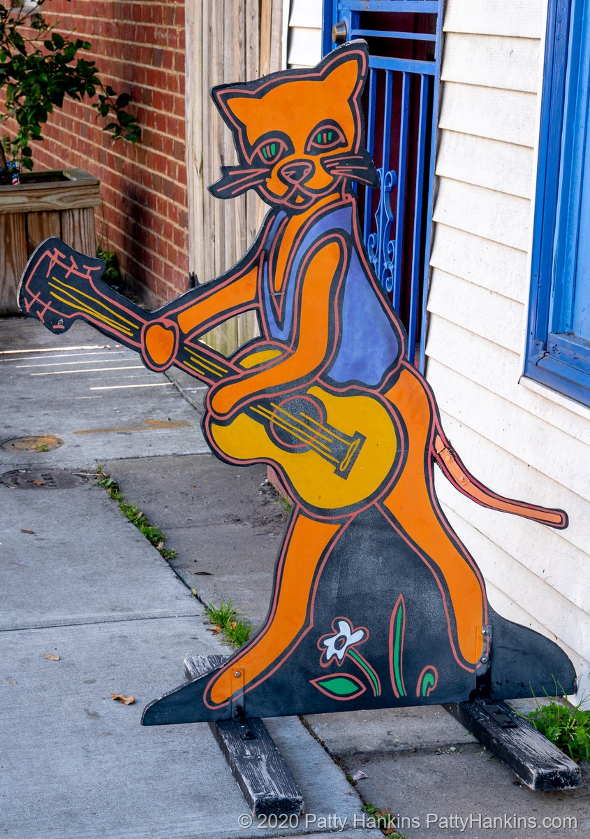 Cat Sign, Garden District, New Orleans © 2020 Patty Hankins