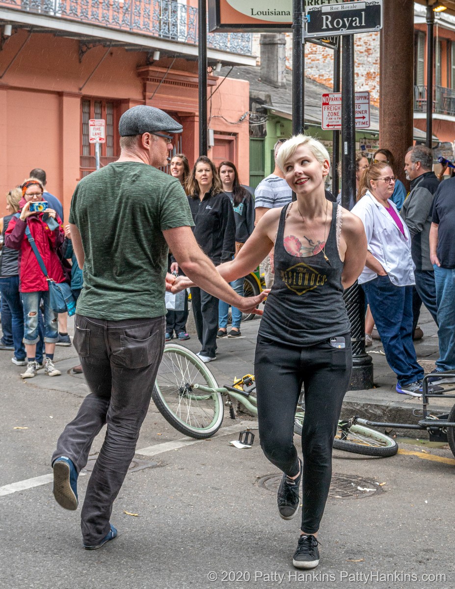 Dancing in the Streets, French Quarter, New Orleans © 2020 Patty Hankins