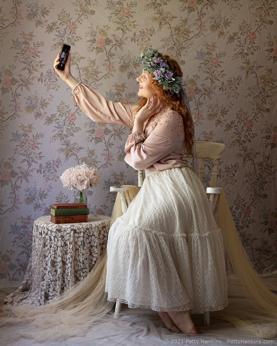 Pre-Raphaelite Selfie © 2021 Patty Hankins