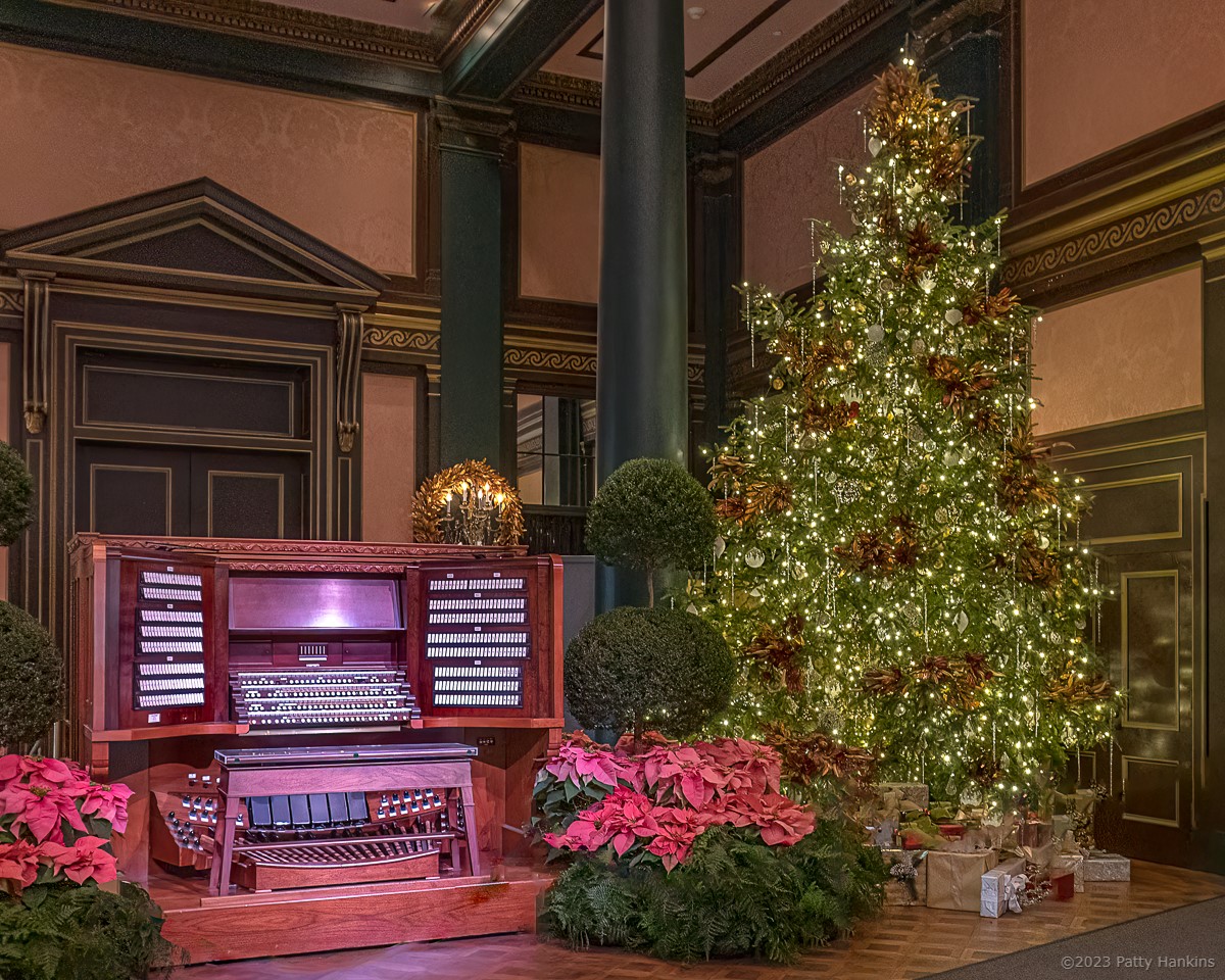 Christmas in the Organ Room © 2023 Patty Hankins